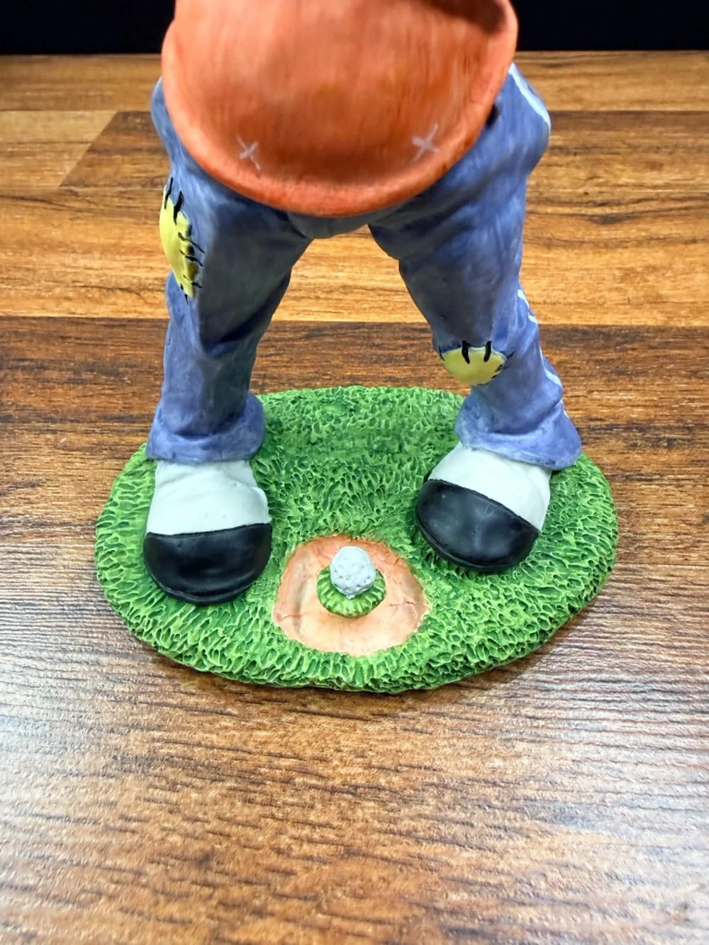 Golfing Clown Figurine